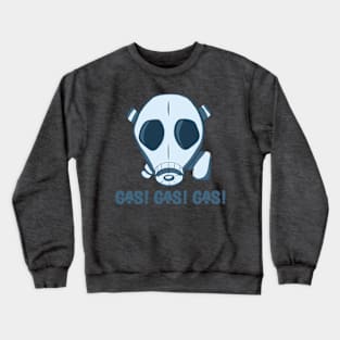 Gas Mask Art Crewneck Sweatshirt